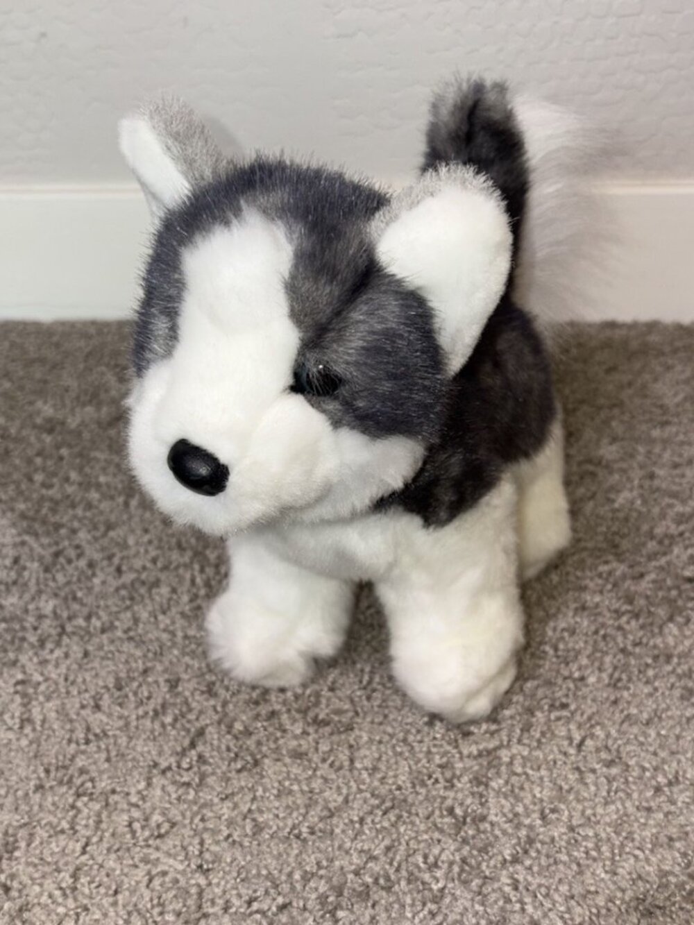 Douglas Cuddle Toys Joli Siberian Husky Puppy 12" Plush Retired No Tush Tag
